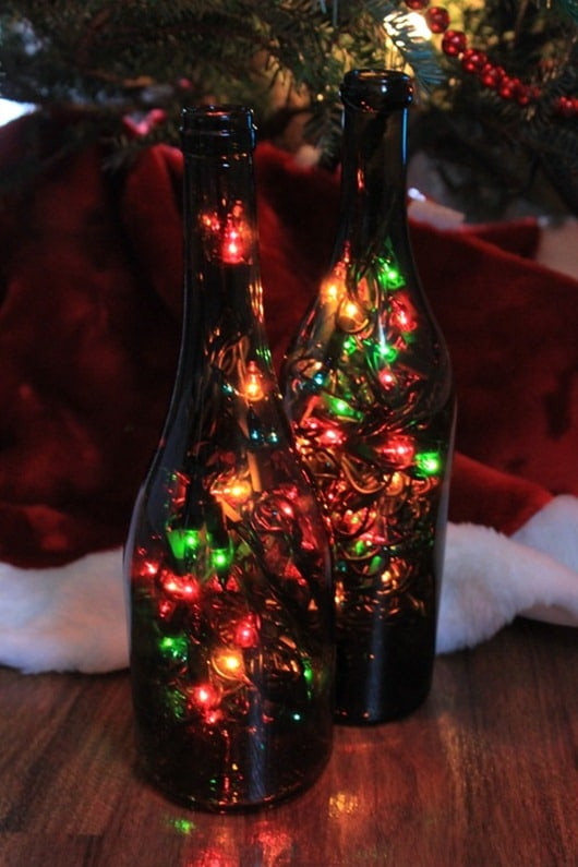 DIY Wine Bottle Christmas Decoration
 14 of the Best DIY Wine Christmas Decoration Projects