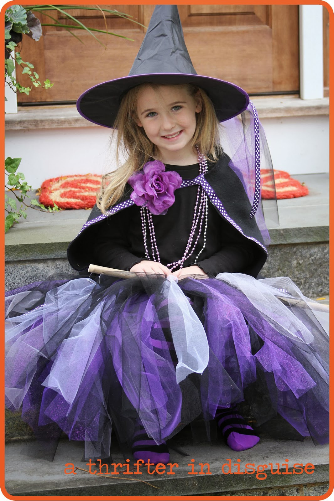 DIY Witch Costume For Kids
 A Thrifter in Disguise Long & Lovely DIY Tutus