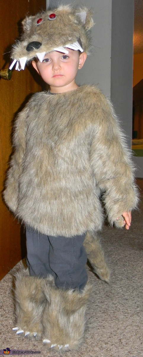 DIY Wolf Costume
 Homemade Big Bad Wolf Costume 4 7