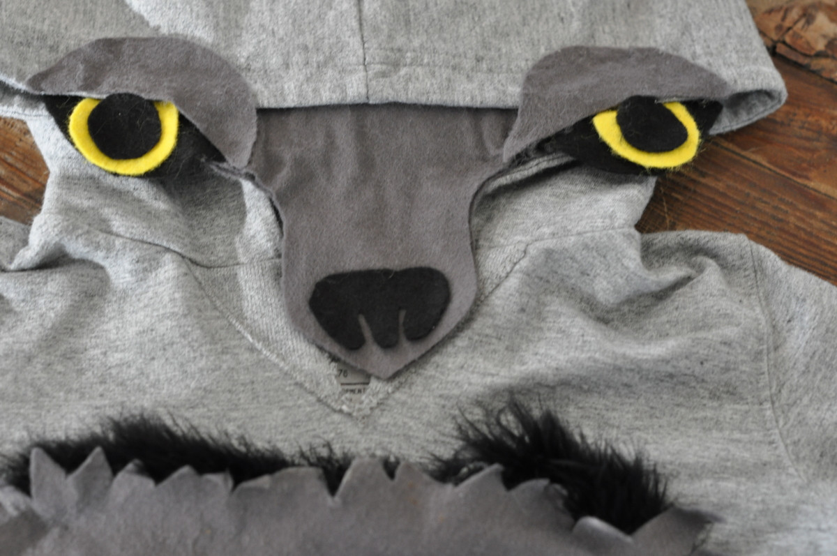 DIY Wolf Costume
 The Big Bad Wolf DIY No Sew costume Georgie s Mummy