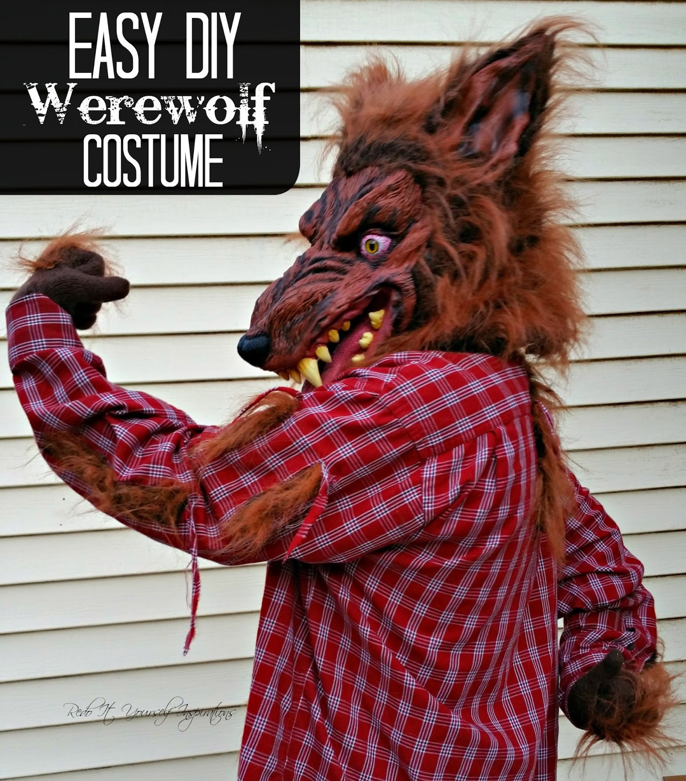 DIY Wolf Costume
 Easy DIY Werewolf Costume