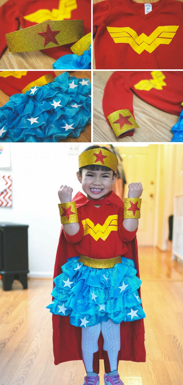 DIY Wonder Woman Costume For Kids
 How To Make A Toddler Wonder Woman Costume Like A Pro