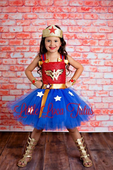 DIY Wonder Woman Costume For Kids
 TuTu costumes for little girls