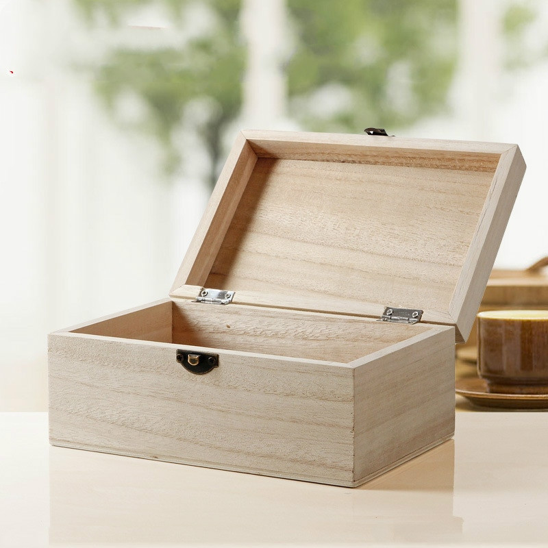 DIY Wood Boxes
 2pcs lot Wholesale Popular Wood Jewelry Box Art Decor