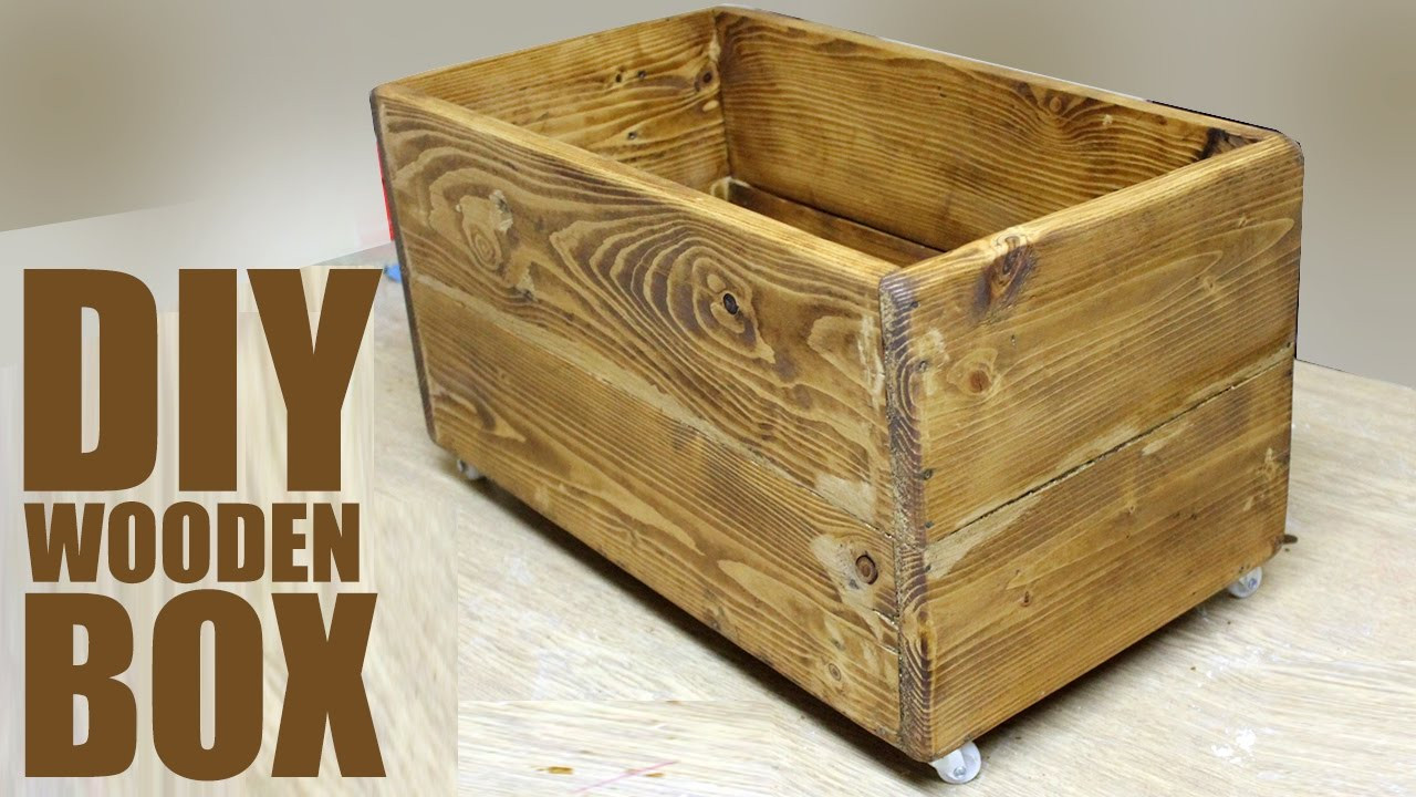 DIY Wood Boxes
 DIY Wooden Box Pallet Wood Project