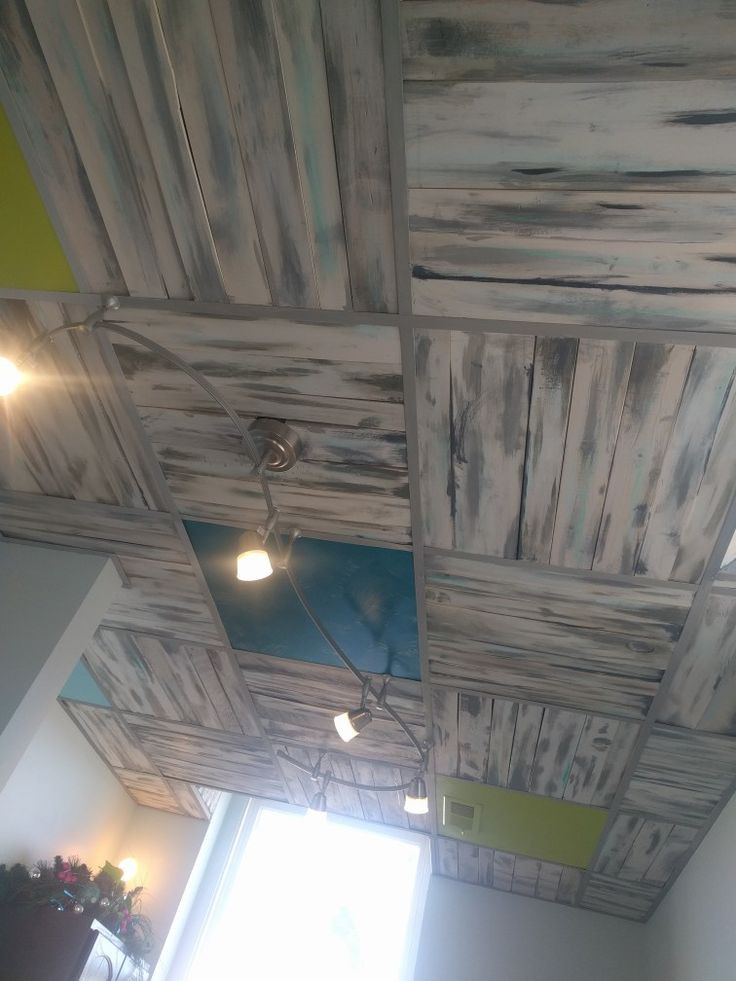 DIY Wood Ceiling Panels
 Best 25 Drop ceiling tiles ideas on Pinterest