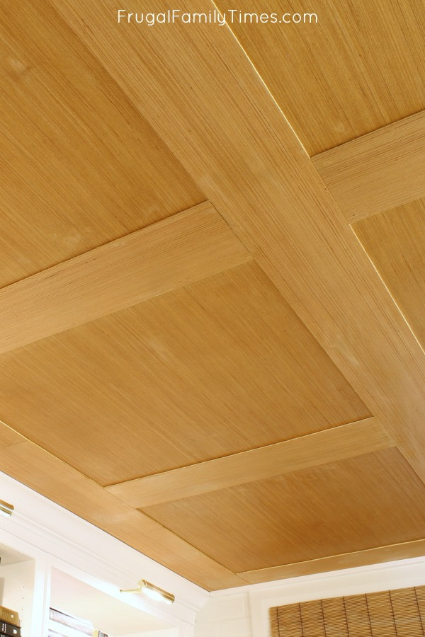 DIY Wood Ceiling Panels
 How to Make a Basement Plywood Ceiling that looks like