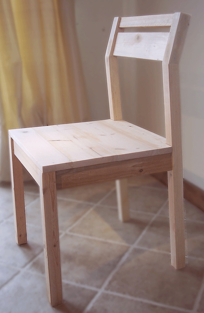DIY Wood Chairs
 Ana White