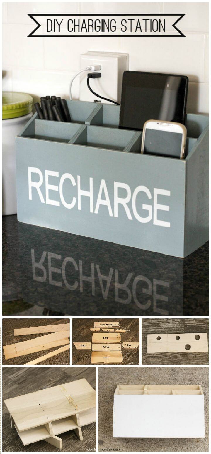 DIY Wood Charging Station
 40 Best DIY Charging Station Ideas Easy Simple & Unique