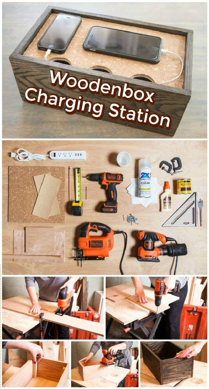 DIY Wood Charging Station
 40 Best DIY Charging Station Ideas Easy Simple & Unique