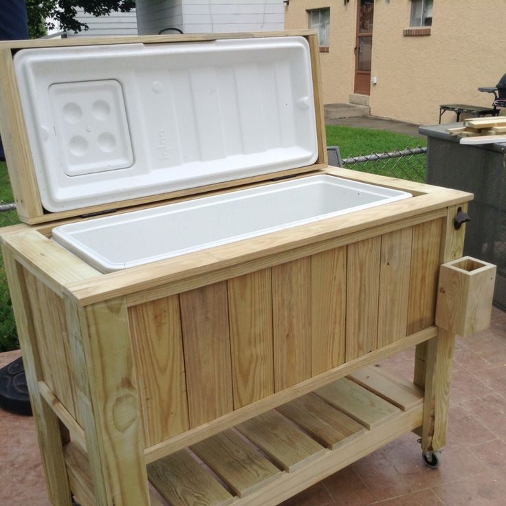 DIY Wood Cooler
 Pin by Kevin Whalen on Diy cooler box in 2019