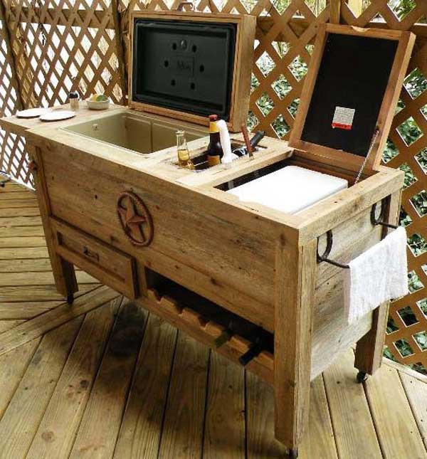 DIY Wood Cooler
 19 Clever DIY Outdoor Cooler Ideas Let You Keep Cool In