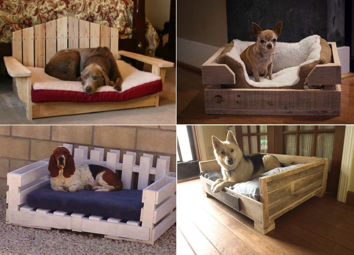 DIY Wood Dog Beds
 DIY Dog Bed Using Wooden Pallets Find Fun Art Projects