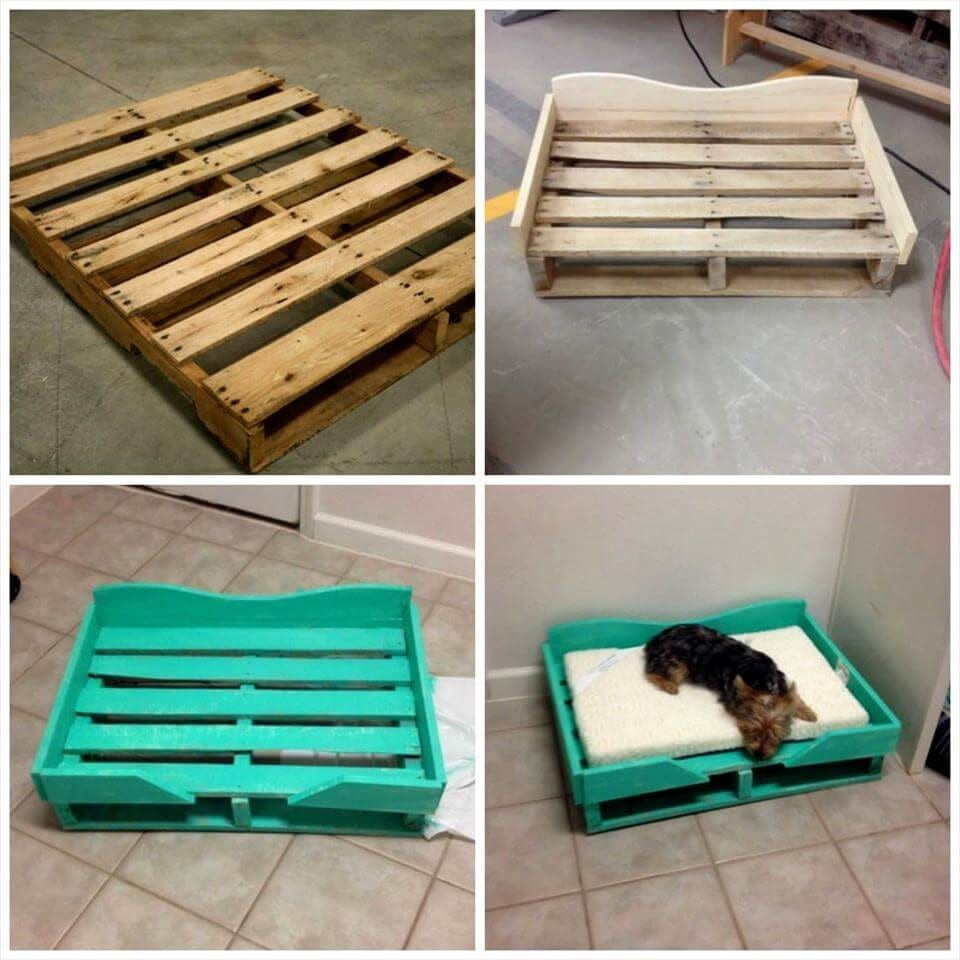 DIY Wood Dog Beds
 16 Pallet Dog Bed DIY Plans – Cut The Wood