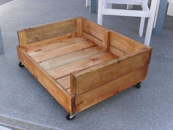 DIY Wood Dog Beds
 DIY Dog Bed from Pallet Wood