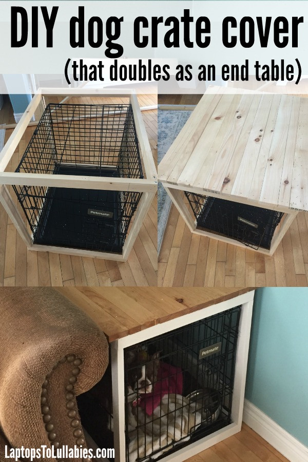 DIY Wood Dog Crate Cover
 DIY dog crate cover