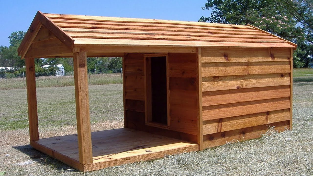 DIY Wood Dog House
 How To Build A Doghouse Out Pallets