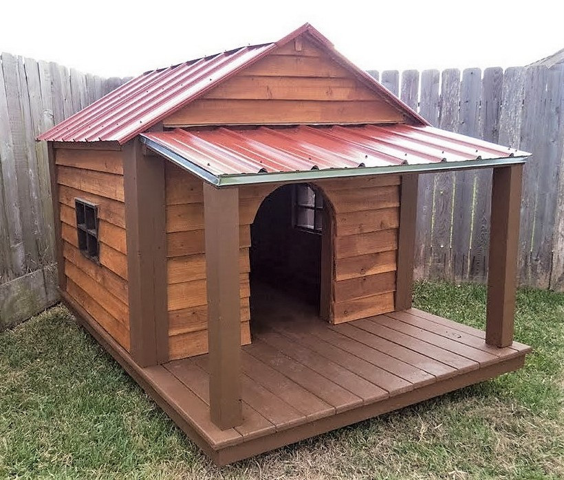 DIY Wood Dog House
 80 Super DIY Ideas For Wood Pallet Dog Houses