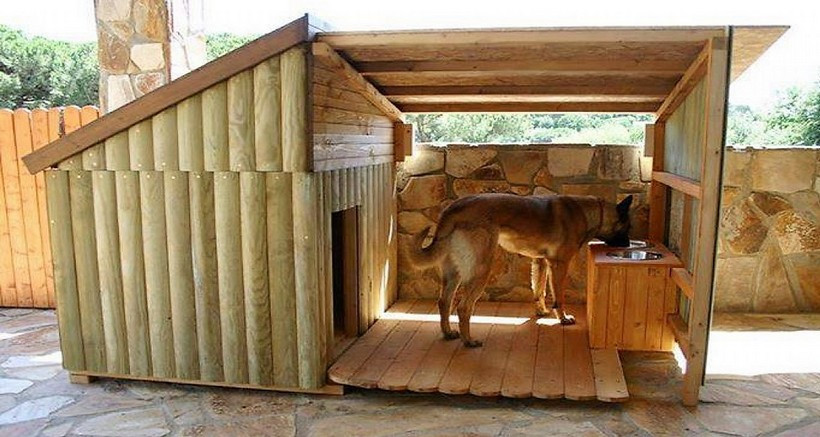 DIY Wood Dog House
 80 Super DIY Ideas For Wood Pallet Dog Houses