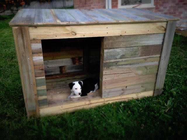 DIY Wood Dog House
 DIY Dog House Ideas For Crafty And Not So Crafty Dog Lovers