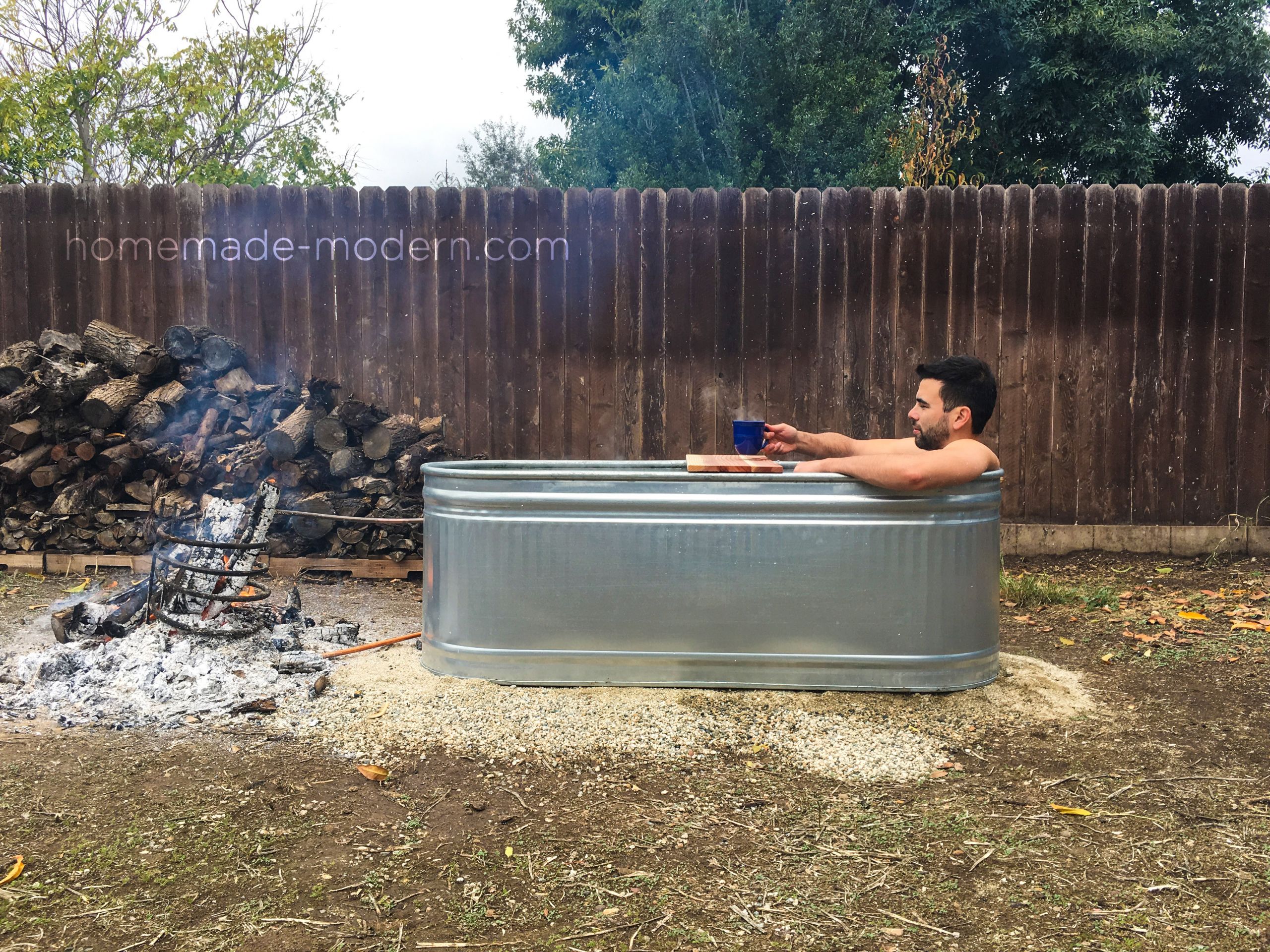 DIY Wood Fired Hot Tub Heater
 HomeMade Modern EP112 DIY Wood Fired Hot Tub