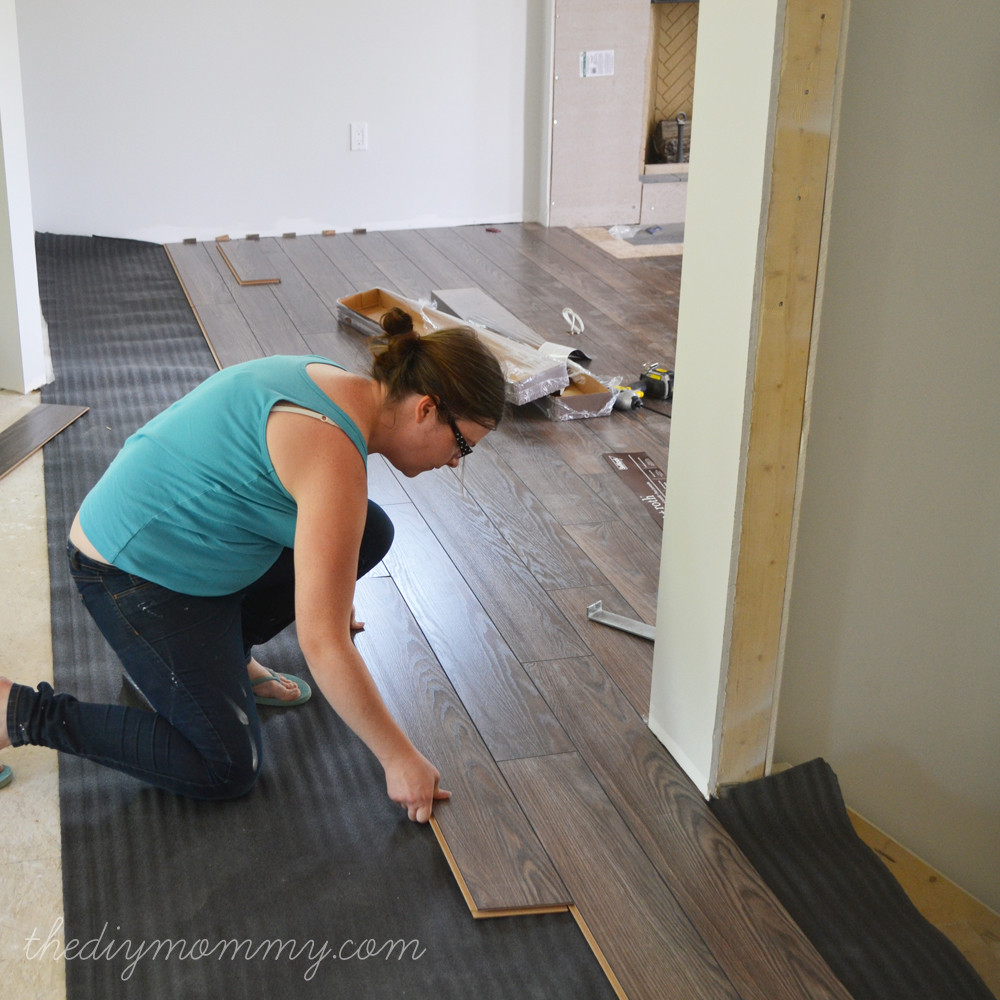 DIY Wood Floor Install
 Installing Our Laminate Flooring – Our DIY House