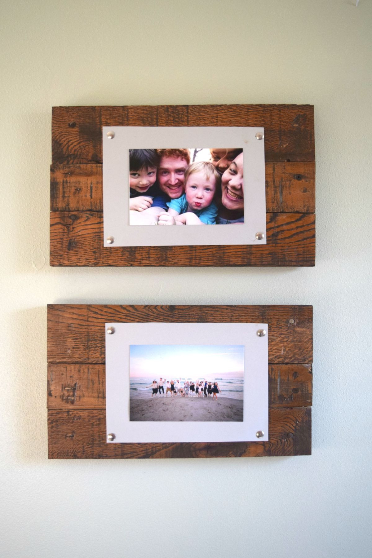 DIY Wood Frame
 DIY Rustic Scrap Wood Picture Frames Spotlight Favorite s