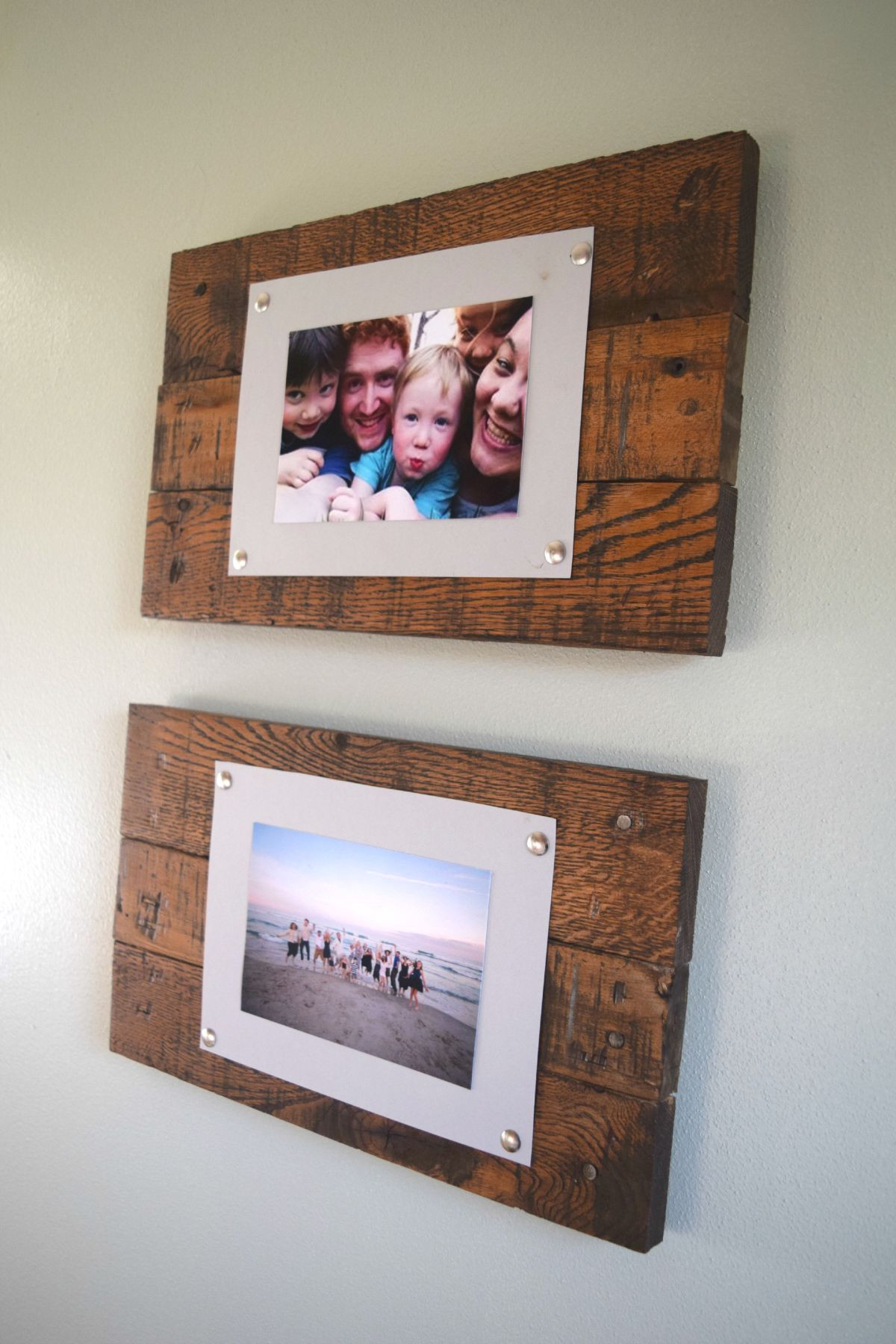 DIY Wood Frame
 DIY Rustic Scrap Wood Picture Frames Spotlight Favorite s