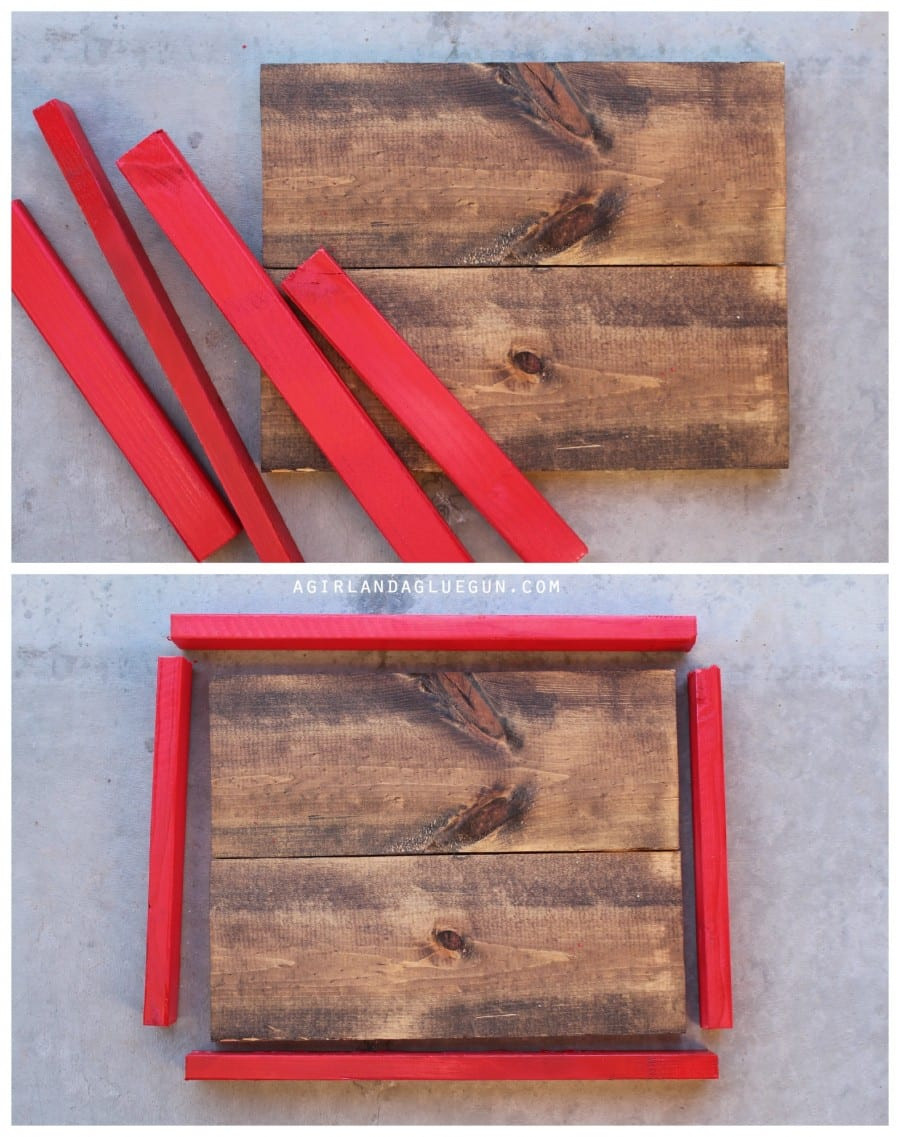 DIY Wood Frame
 How to make wood frames Step by Step A girl and a glue gun