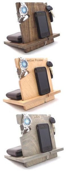 DIY Wood Gifts For Him
 Men love our wooden docking stations They are a great way