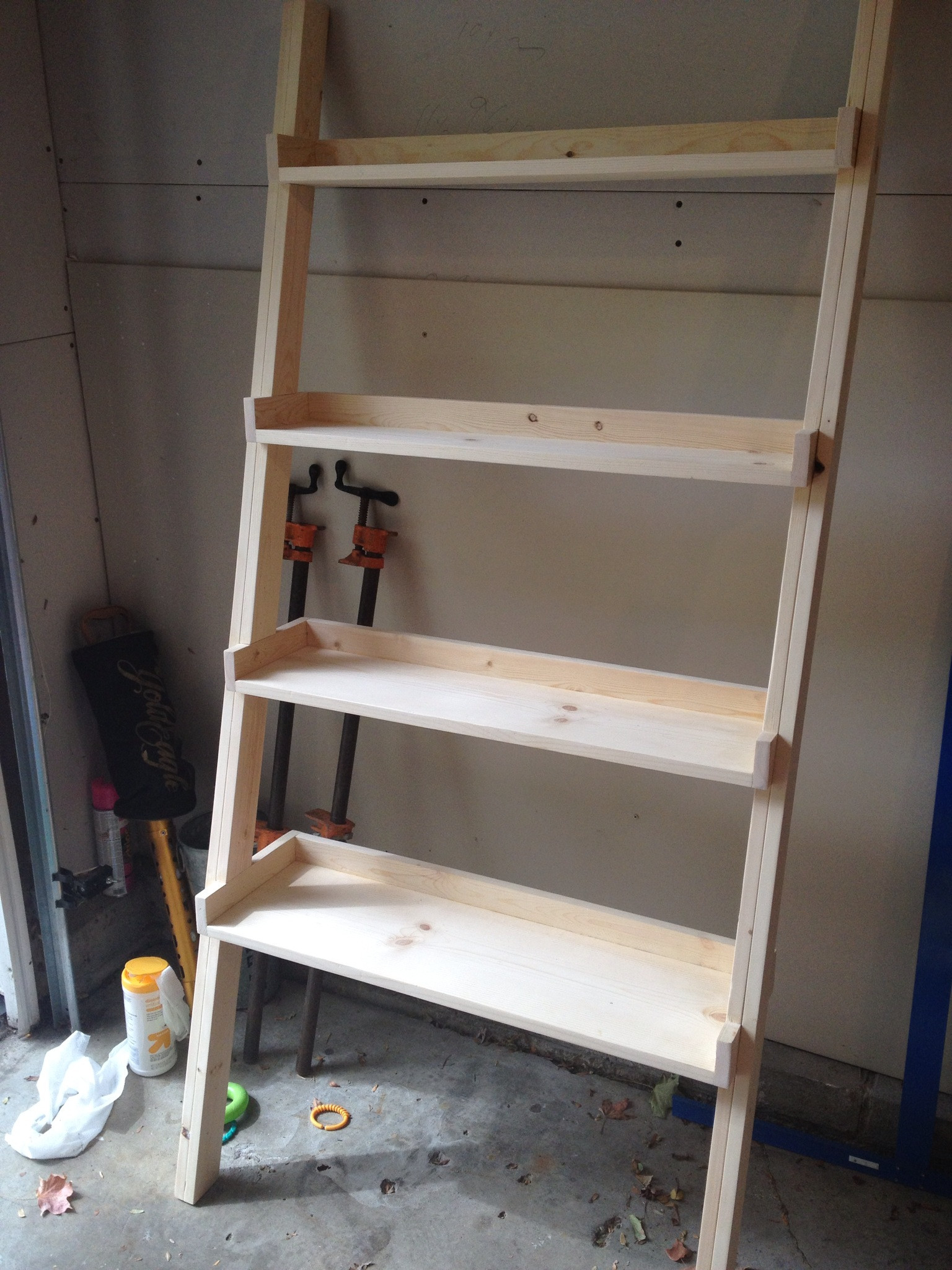 DIY Wood Ladder
 Wood plant Detail Woodworking plans ladder shelf