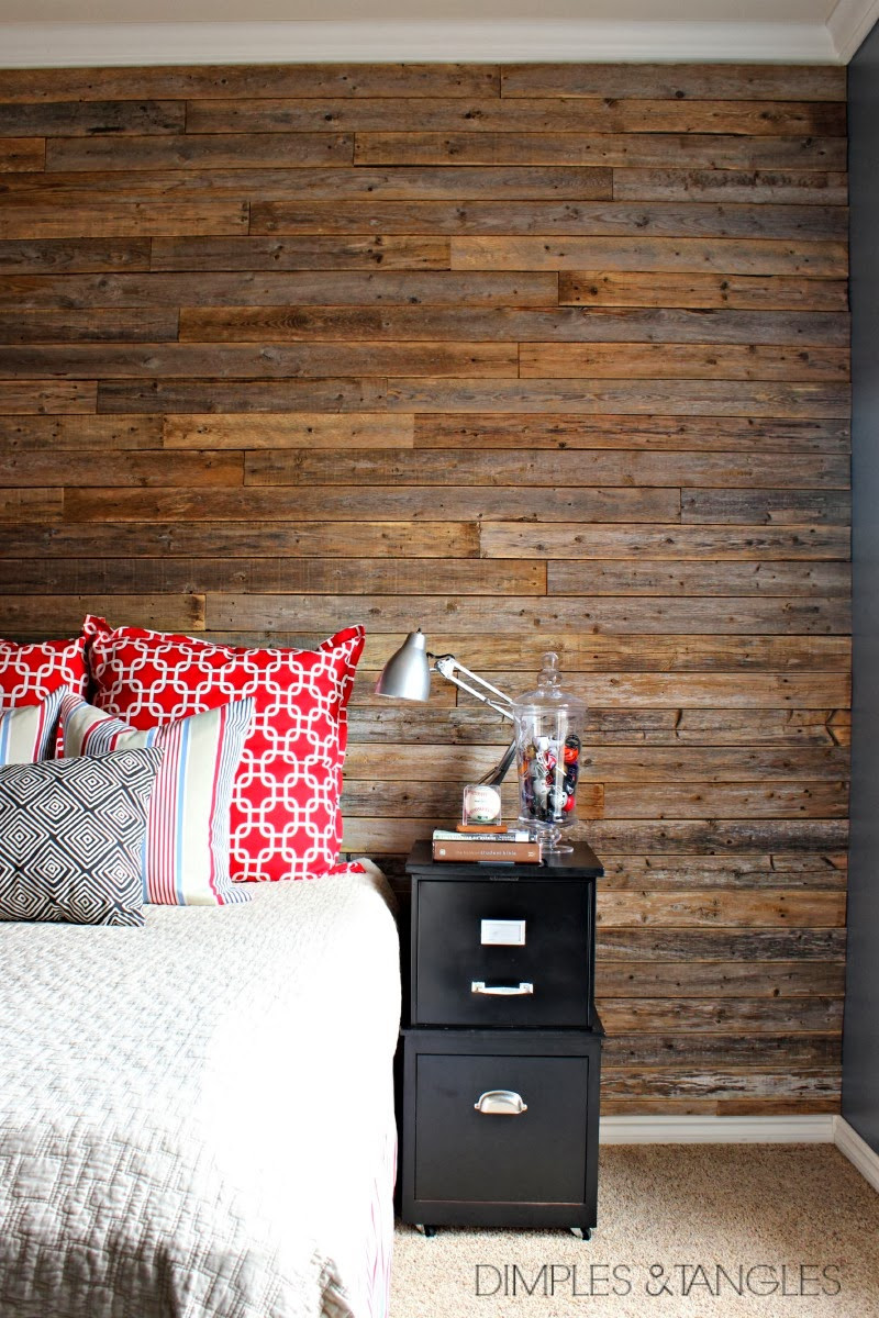 DIY Wood Plank Walls
 DIY WOOD FENCE PLANK WALL TUTORIAL Dimples and Tangles