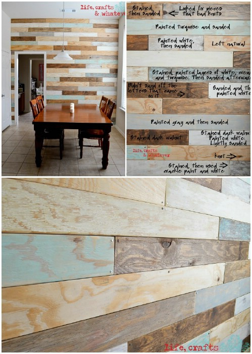 DIY Wood Plank Walls
 15 Creatively Genius DIY Wood Walls DIY & Crafts