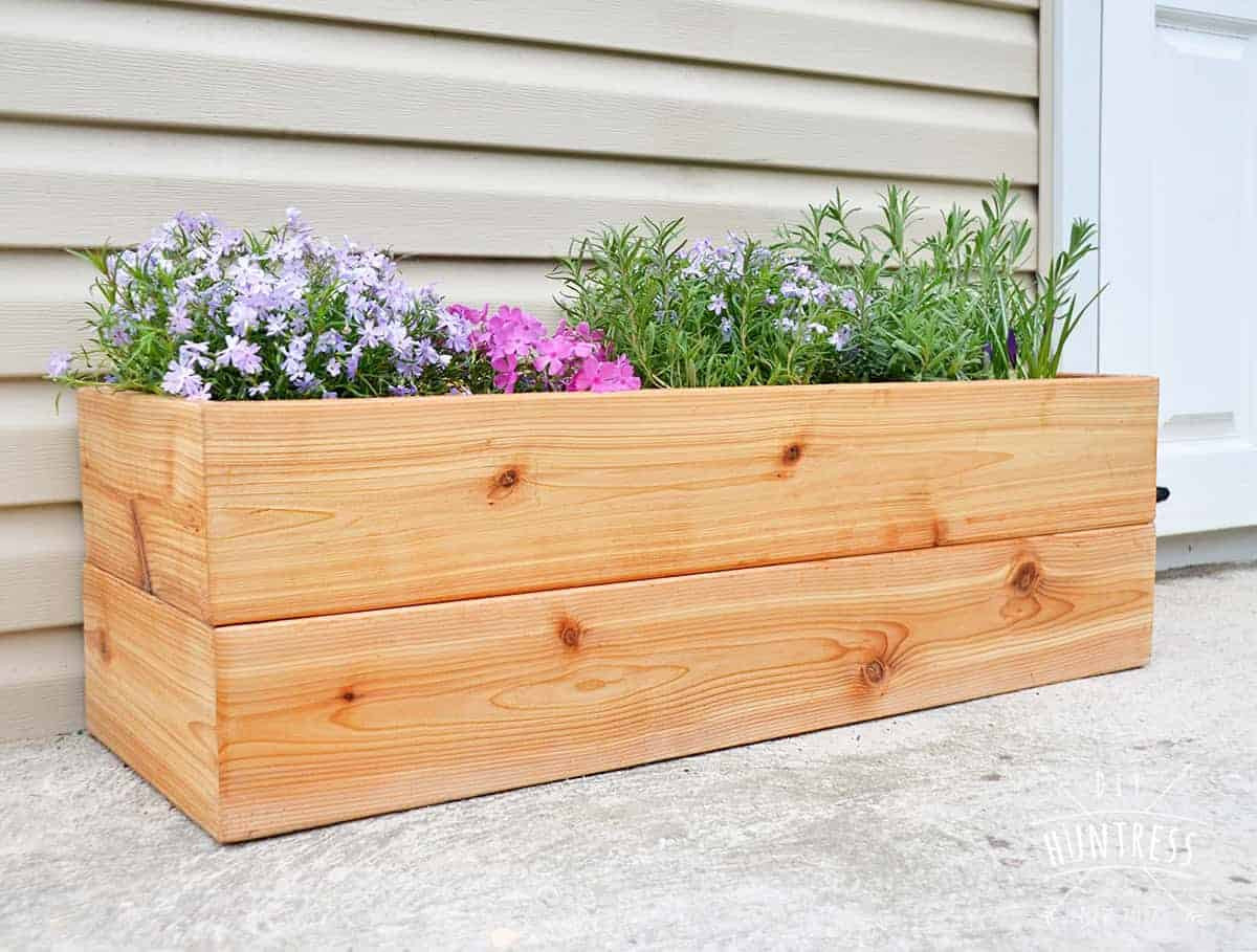 DIY Wood Planter Box Plans
 Stunning Planter Box Ideas & Projects for Your Patio