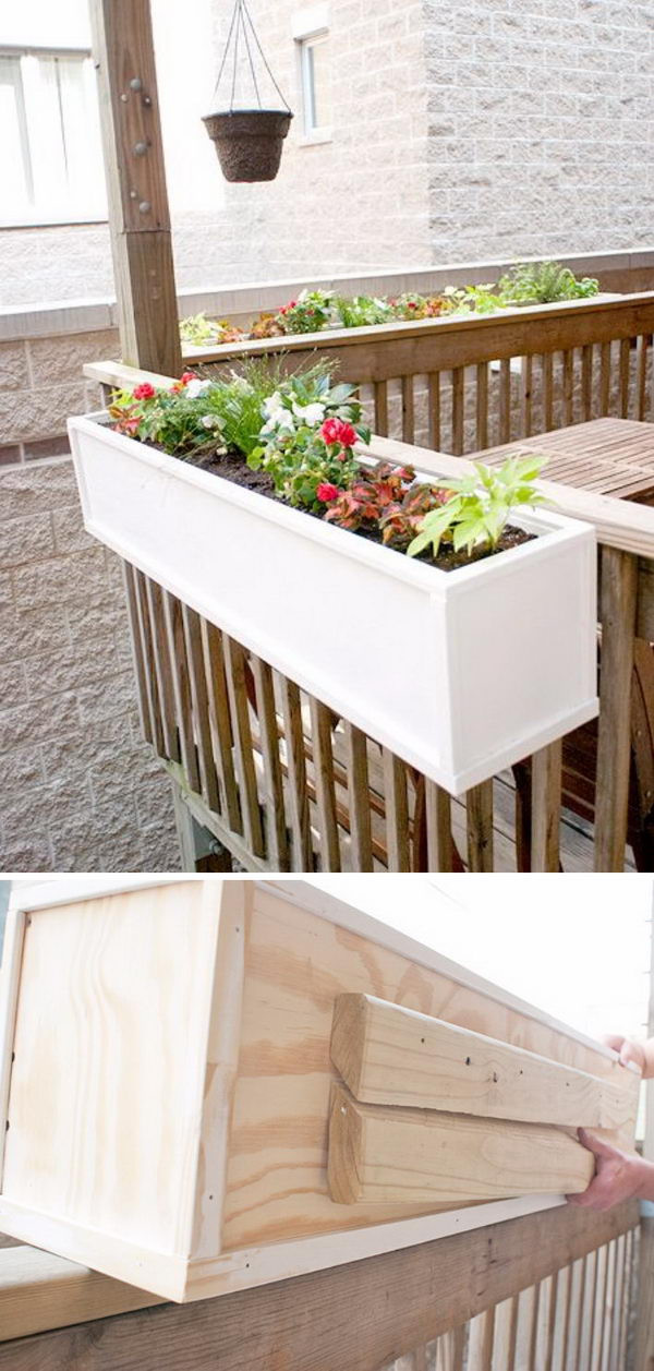 DIY Wood Planter Boxes
 30 Creative DIY Wood and Pallet Planter Boxes To Style Up