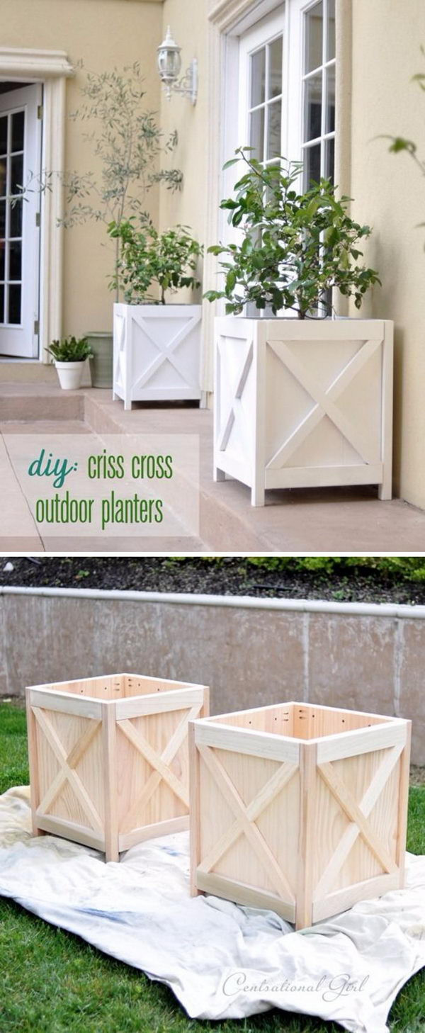 DIY Wood Planter Boxes
 30 Creative DIY Wood and Pallet Planter Boxes To Style Up