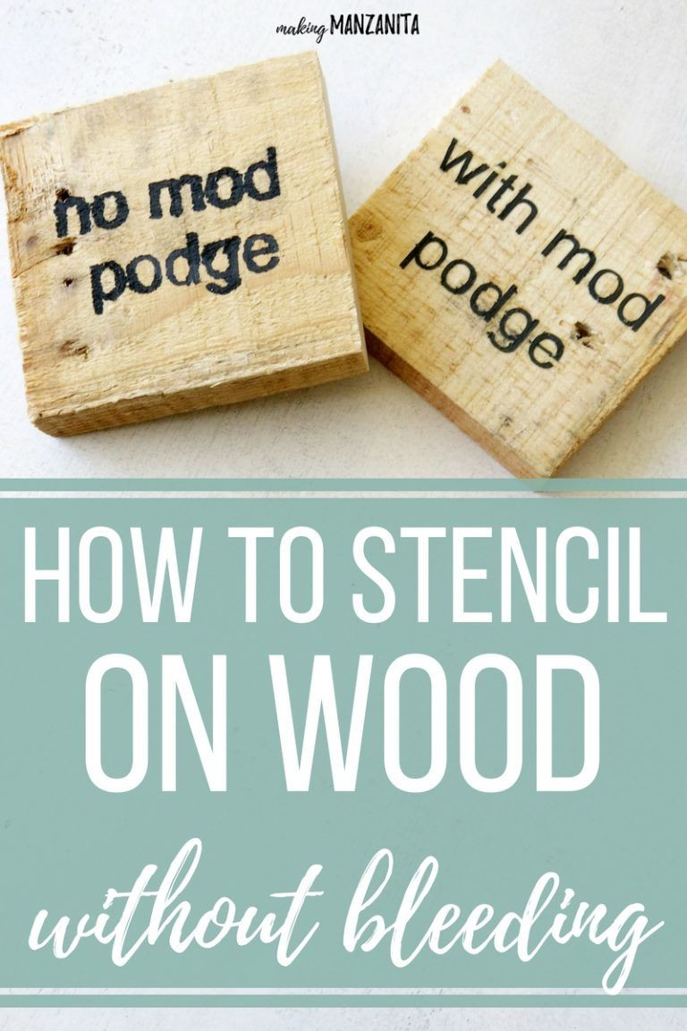 DIY Wood Sign Stencils
 Stencils for Wood Signs How To Prevent Bleeding Under