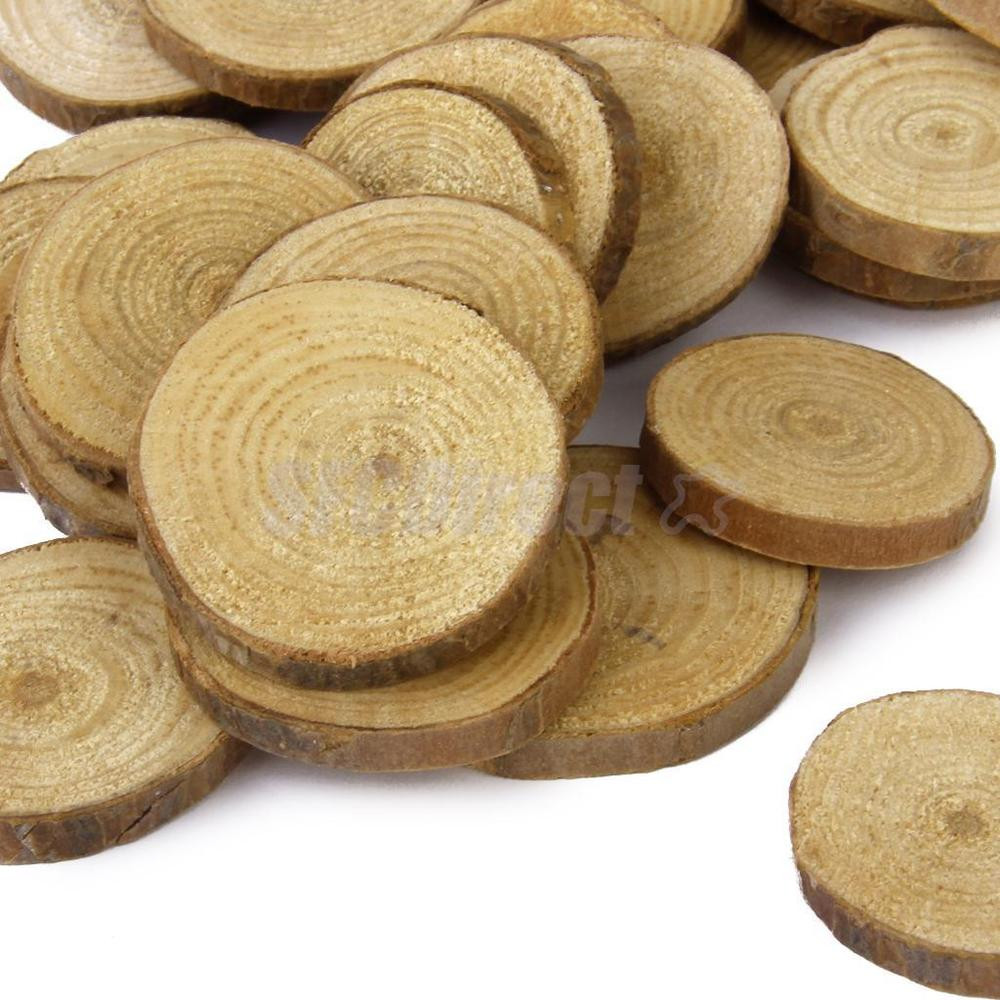 DIY Wood Slices For Wedding
 30pcs Wood Tree Slices Wood Slices for DIY Crafts Wedding