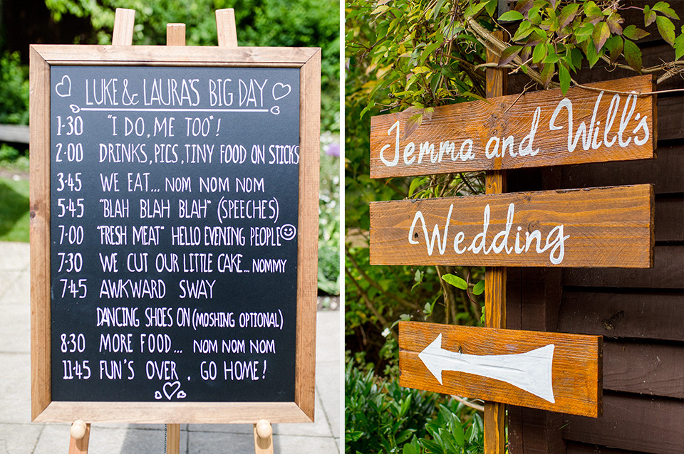 DIY Wood Wedding Signs
 Ready Set Pin