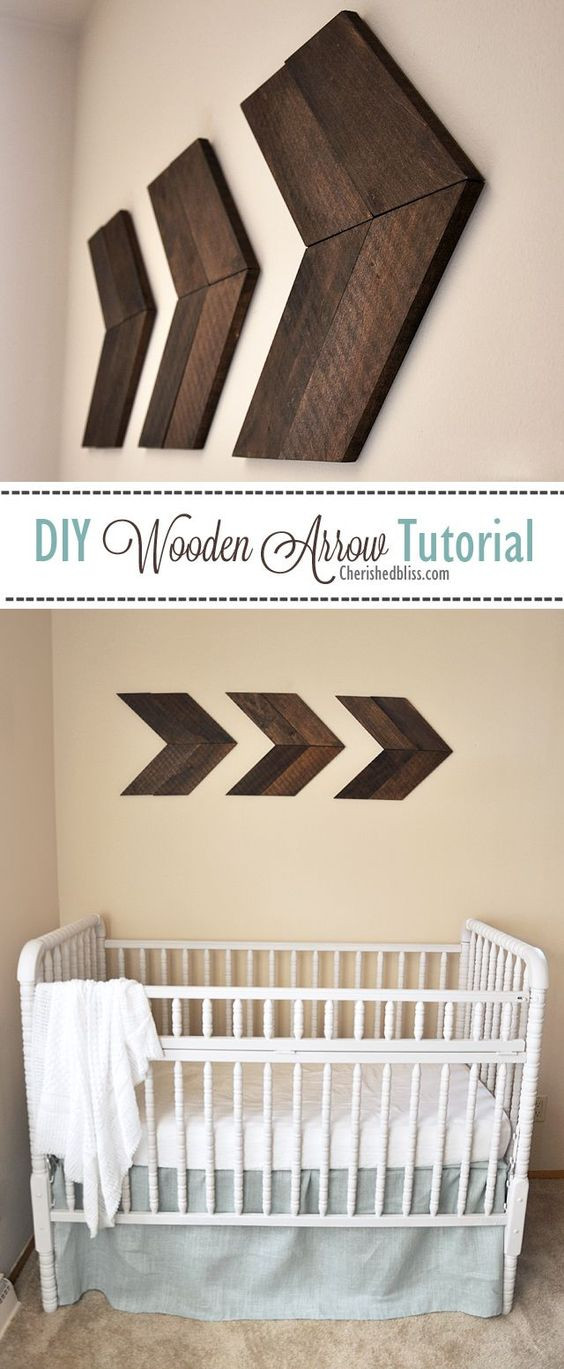 DIY Wooden Arrows
 40 Rustic Wall Decor DIY Ideas 2017