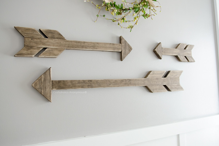 DIY Wooden Arrows
 Craftaholics Anonymous