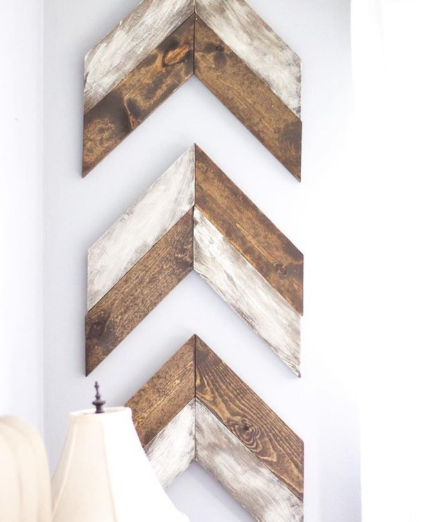 DIY Wooden Arrows
 DIY Chevron Wooden Arrows Painting & Distressing