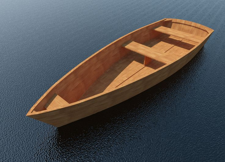 DIY Wooden Boat Plans
 Row Boat Plans DIY Wooden Rowboat Skif Dory Canoe 11 x 3