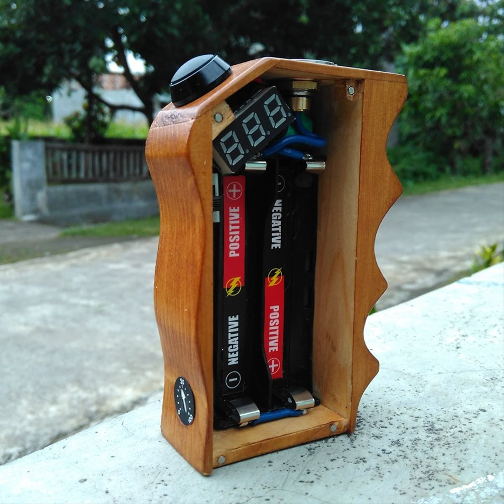 DIY Wooden Box Mod
 Jual DIY WOOD BOX MOD Chip PWM Tesla Invader II di lapak