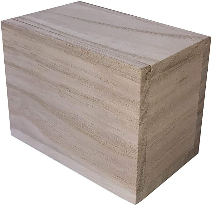 DIY Wooden Box With Hinged Lid
 Amazon LWR CRAFTS Mini Wooden Box Sliding Lid DIY