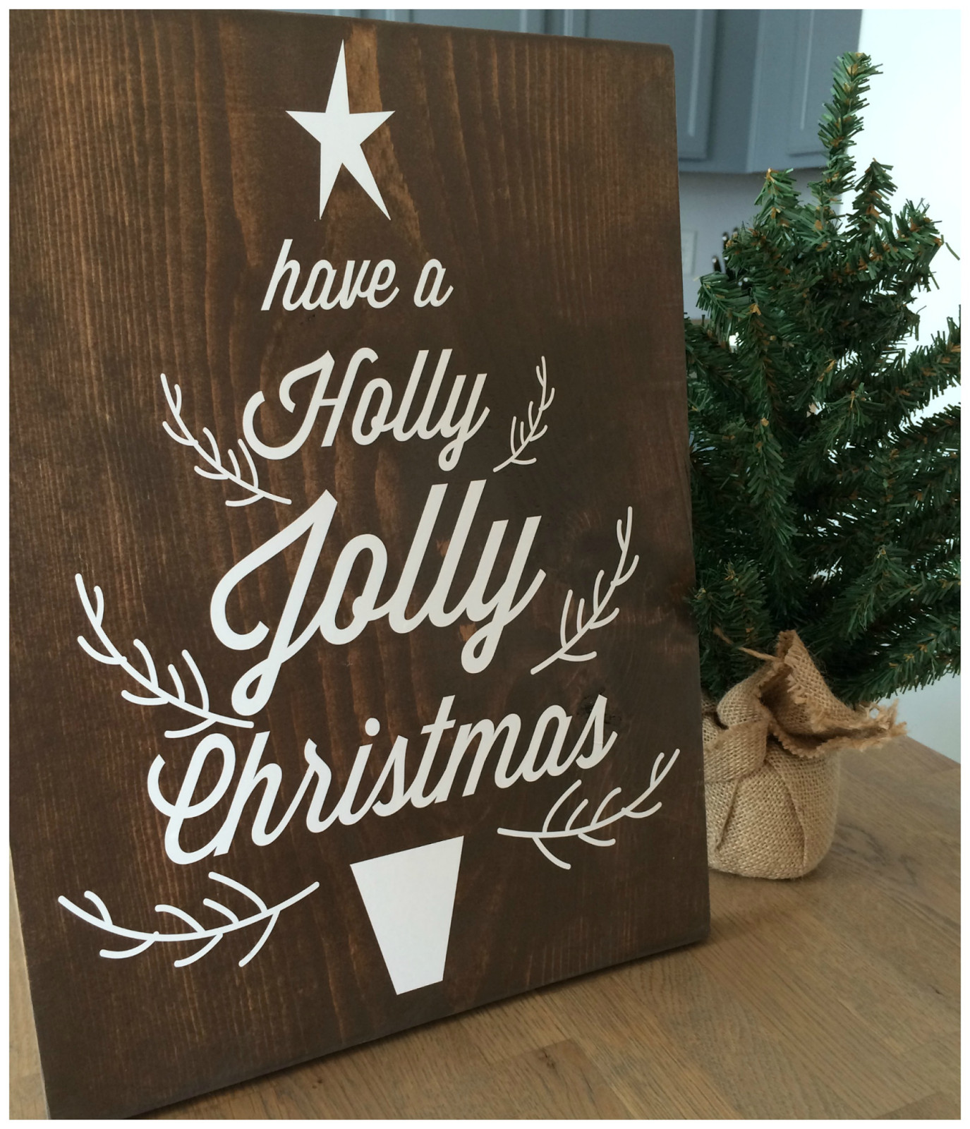 DIY Wooden Christmas Signs
 Holiday signs thanksgiving and Christmas decor Wooden