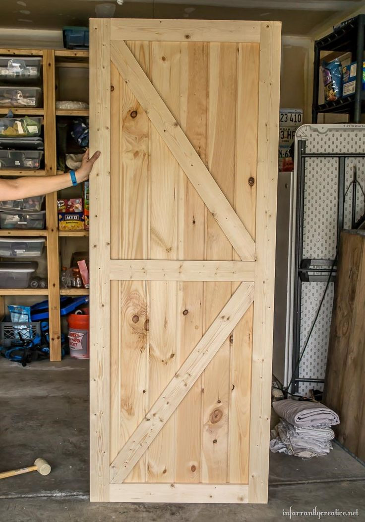 DIY Wooden Doors
 DIY Sliding Double Barn Doors Reclaimed Wood