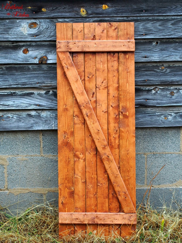 DIY Wooden Doors
 DIY Barn Door Under $10 in 30 Minutes Gathered In The