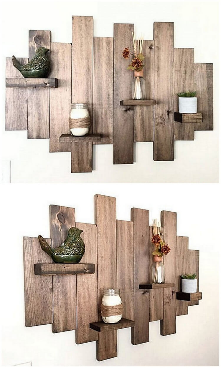 DIY Wooden Pallet Shelves
 Creative Shelving Ideas With Reclaimed Wooden Pallets