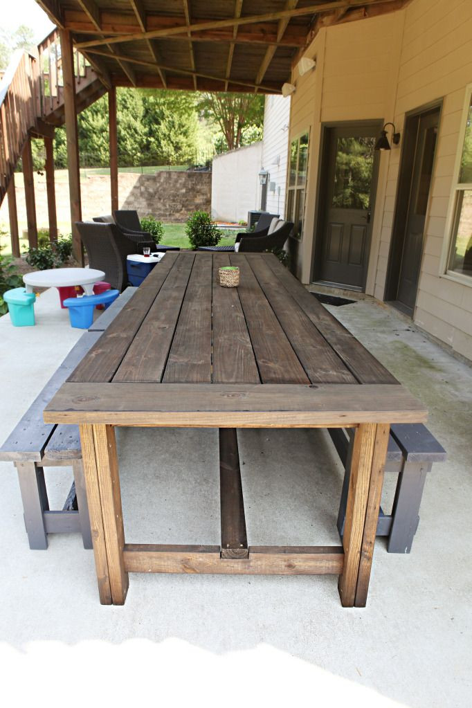 DIY Wooden Patio Table
 Diy Patio Table Ideas WoodWorking Projects & Plans